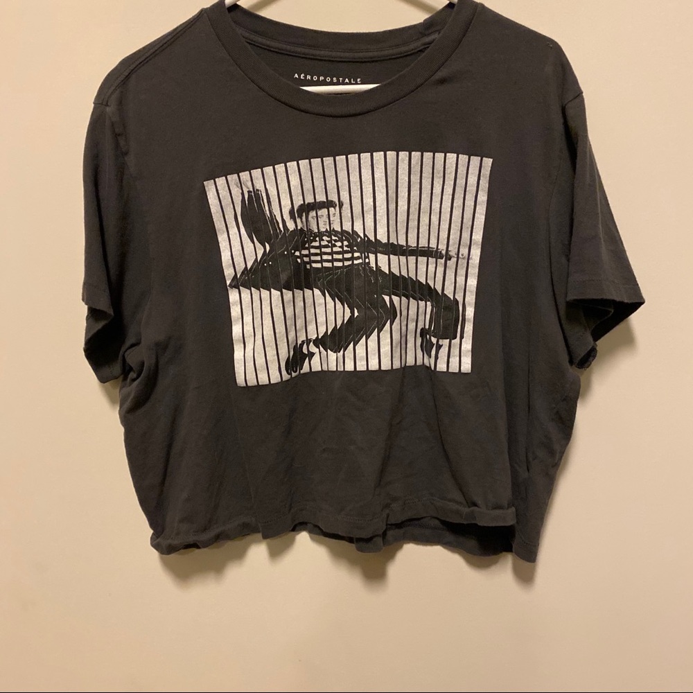 Cropped Band Tee